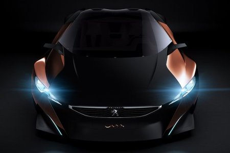 Ультрасовременный среднемоторный суперкар Peugeot Onyx